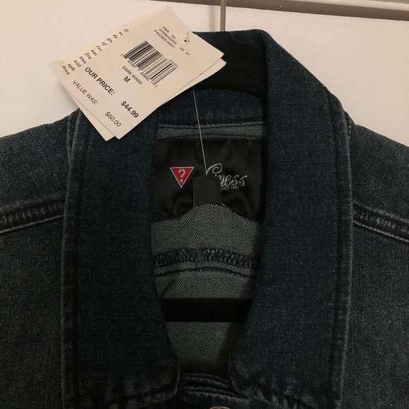 NWT Guess dark wash jean vest - Picture 3 of 3
